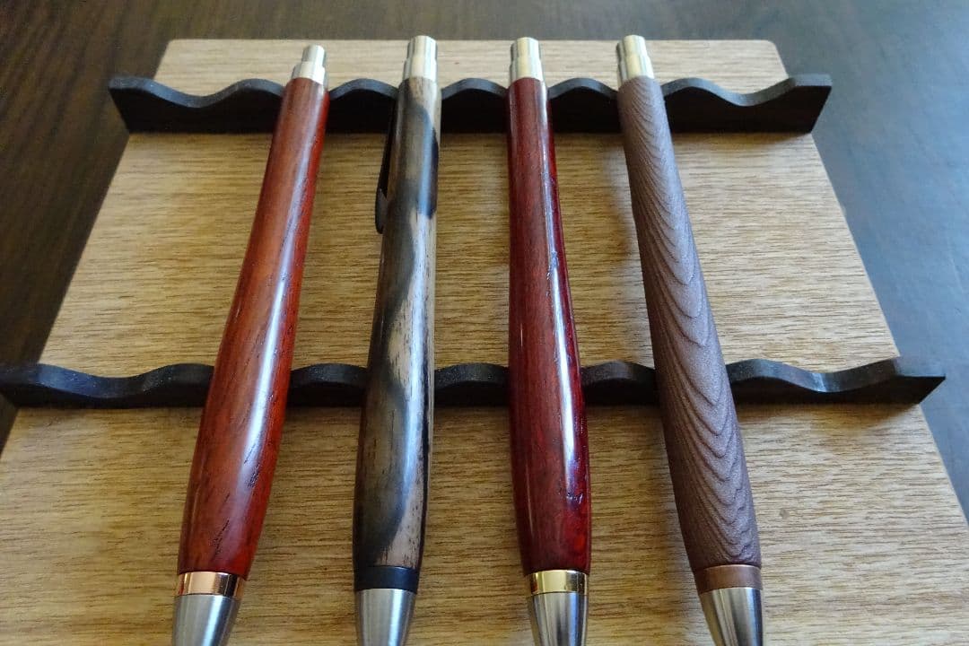 ウッドペンクラフト　木軸ペン・バハギアペンケースセット