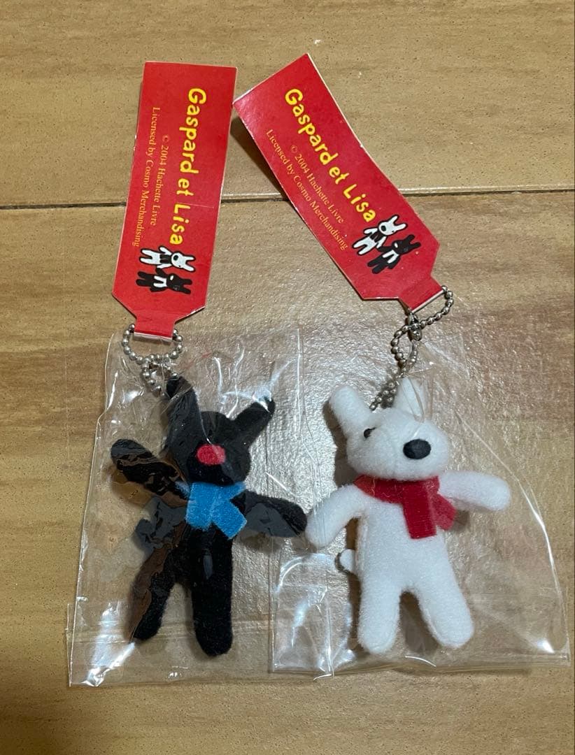 激レア　リサとガスパール　ボールチェーン付きミニマスコットセット⭐︎未使用⭐︎
