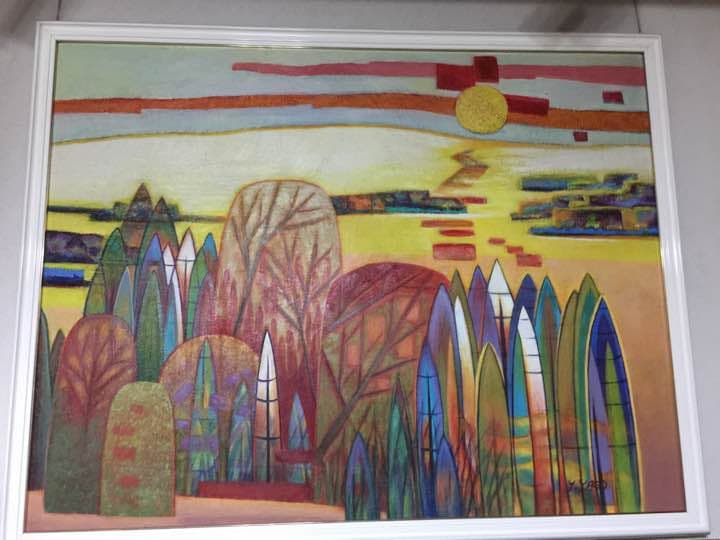 絵画 題名 染められて