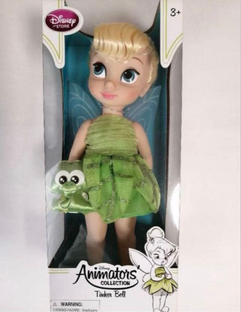 Disney ディズニー　ぬいぐるみ　アニメータードール　ティンカーベル　チップ