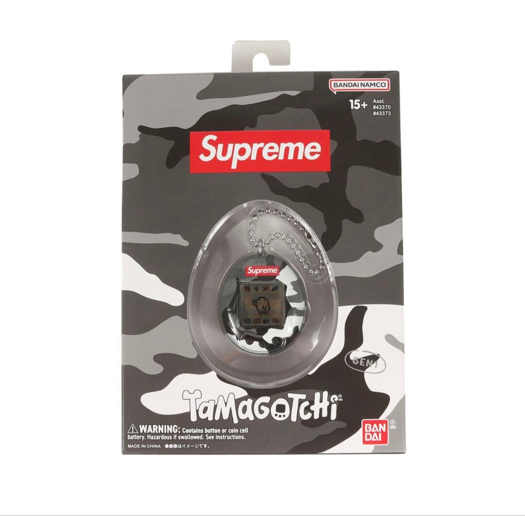 Supreme シュプリーム BANDAI たまごっち ブラックカモ 黒