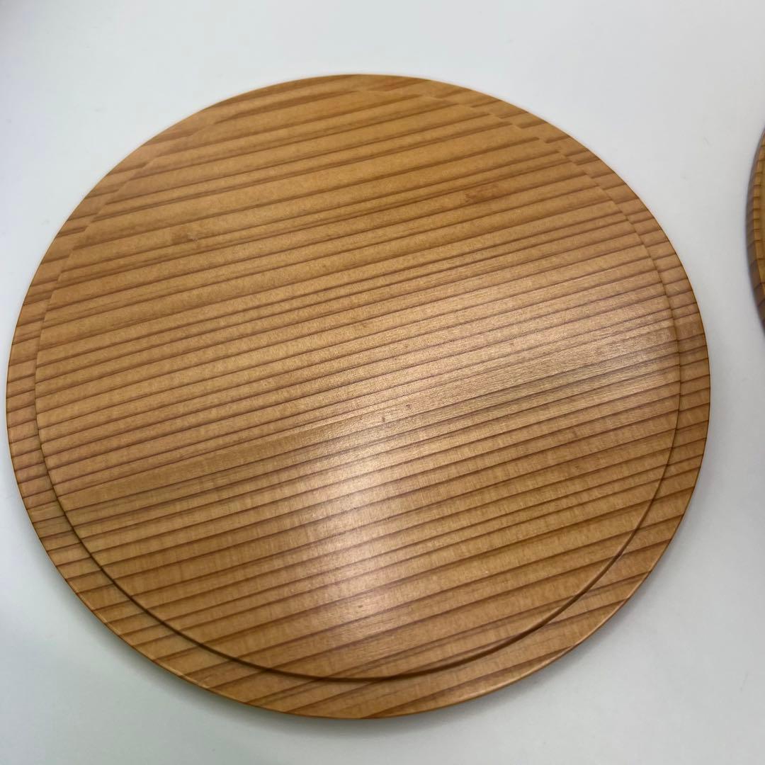 値下げ【新品】レア品　伝統工芸品丸三段竹の子重　曲げわっぱ 大館工芸社丸型弁当箱