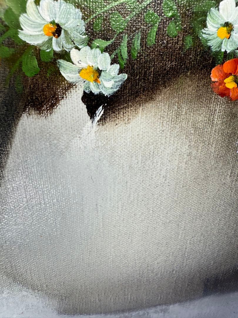 ポール・アダモス Paul Admos 油彩　花図 静物画 油彩　絵画　値下げ中