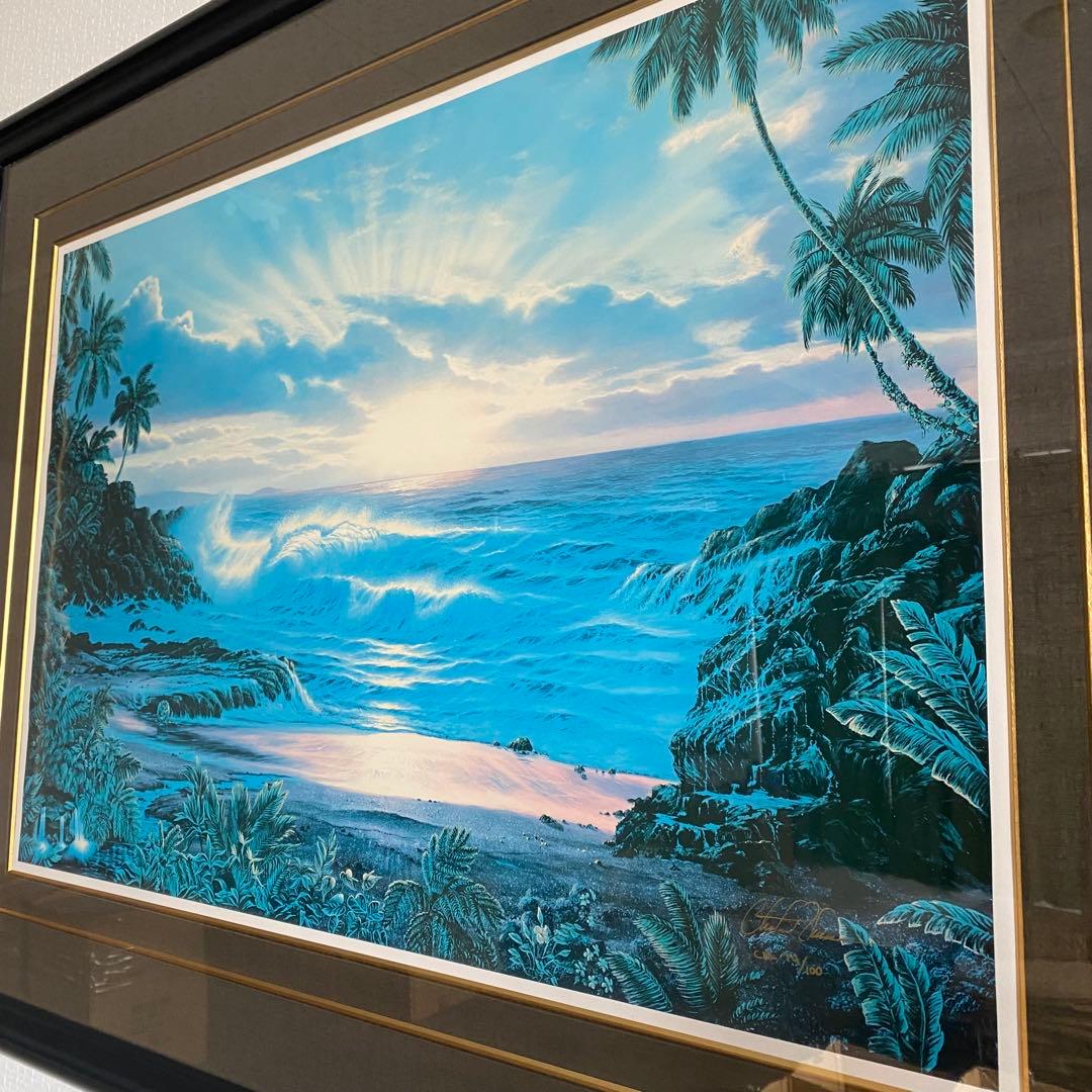 【アールビバンではない】ラッセン 74/100 初期シルクスクリーン絵中サイン