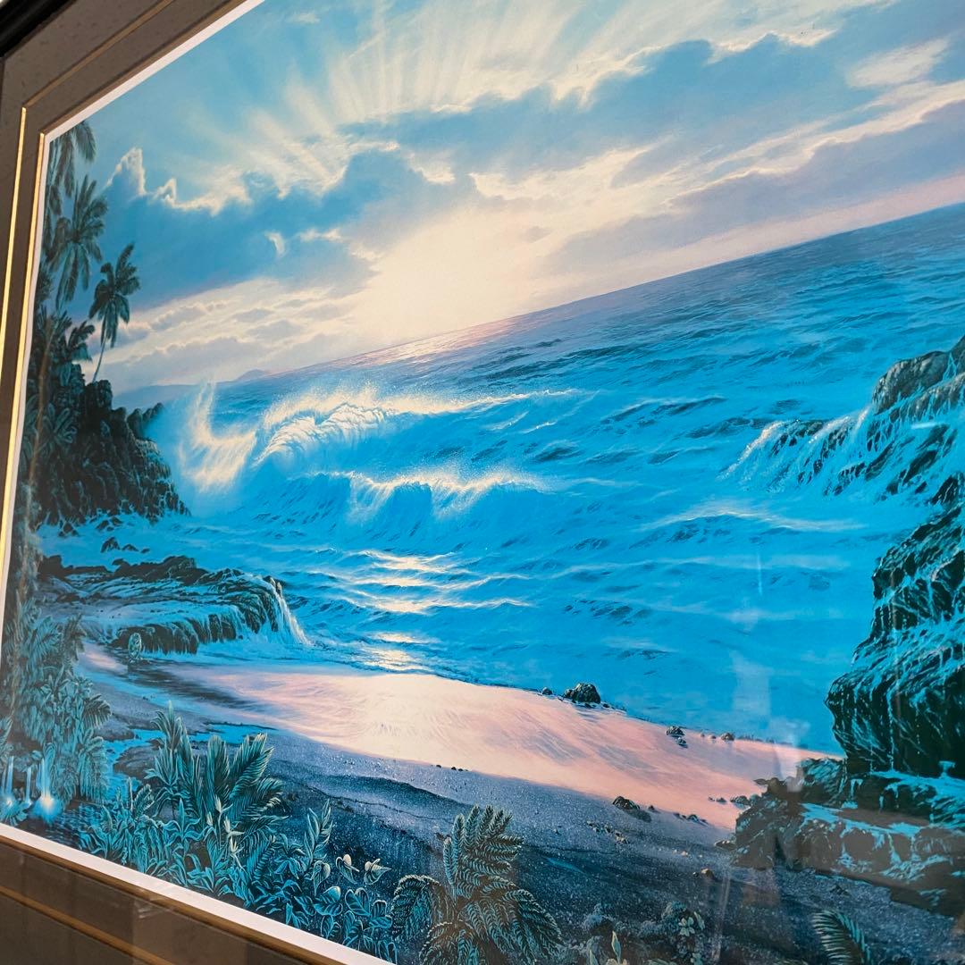 【アールビバンではない】ラッセン 74/100 初期シルクスクリーン絵中サイン