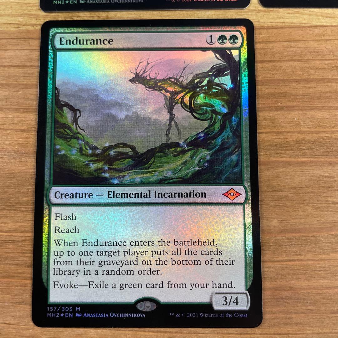 忍耐 foil 英語 3枚