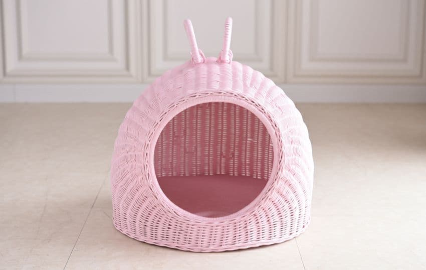 要問合せ♥️可愛いピンクハウス♥️移動も楽チン♪ペットハウス　犬　ネコ　白