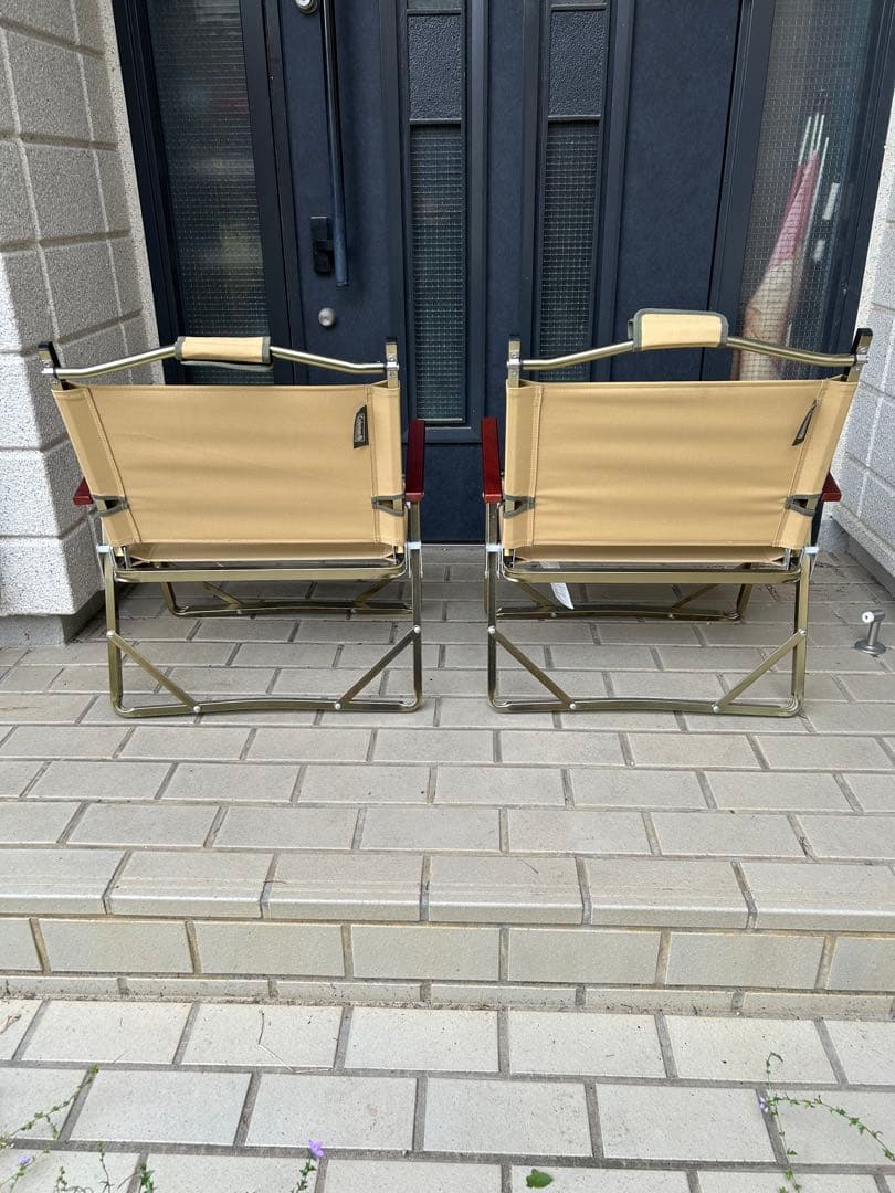 コールマン　防災素材 ファイヤープレイス フォールディング チェアサンド