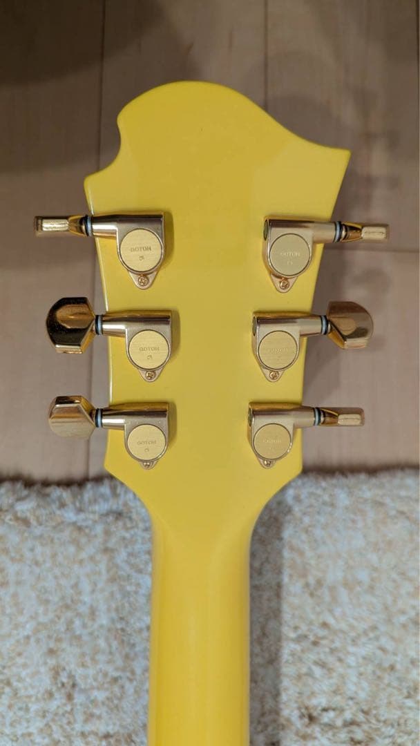 FERNANDES burny MG-145S hideモデル イエローハート