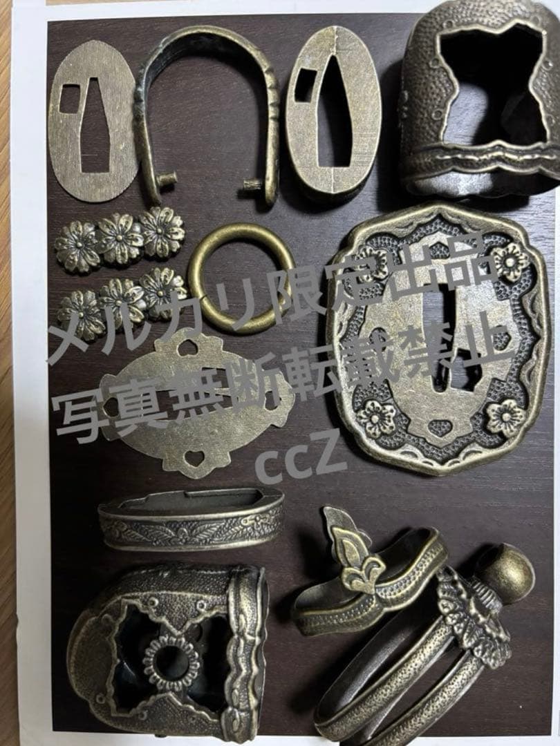 日本軍　陸軍　98式軍刀　部品　パーツ一式