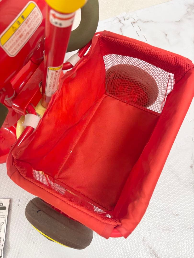 動作OK アンパンマンデラックスII 三輪車　ブザー付き　子供キッズ用品