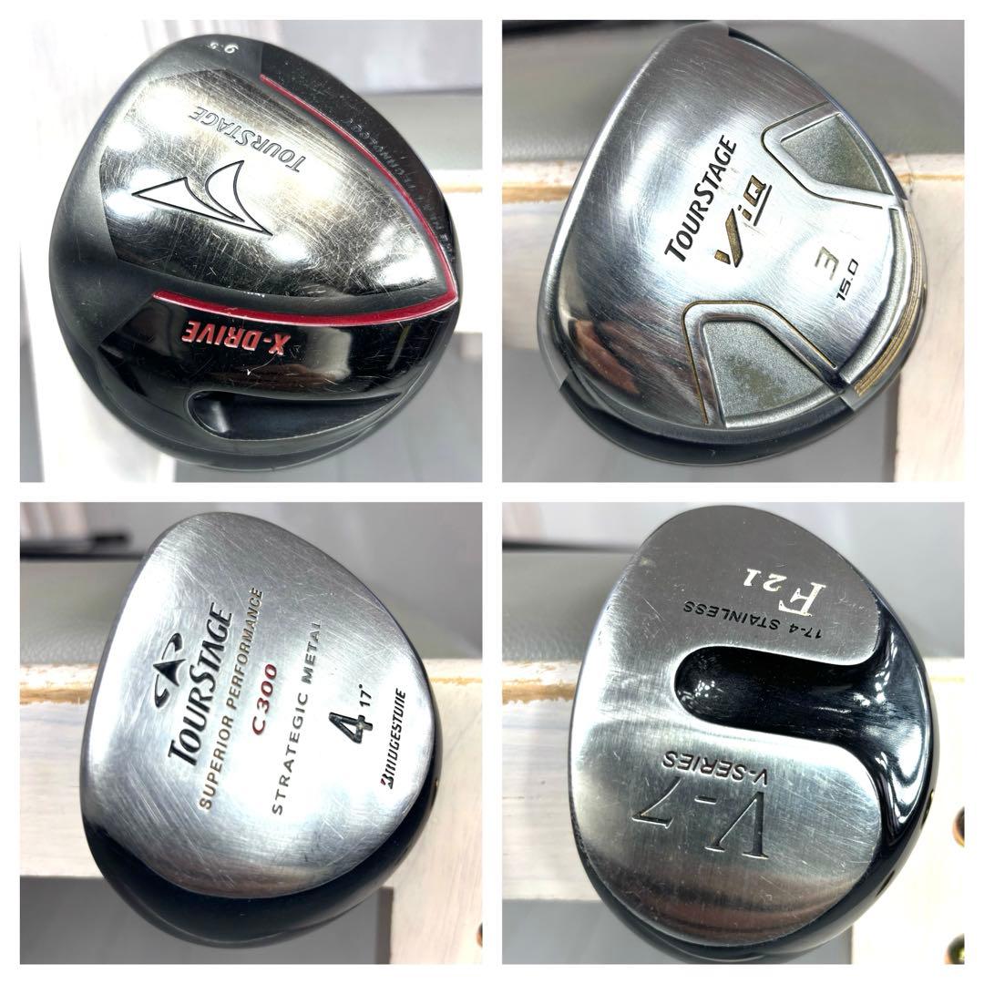 本格派 メンズゴルフクラブ 14本 フルセット ゴルフセット お試しセット 豪華