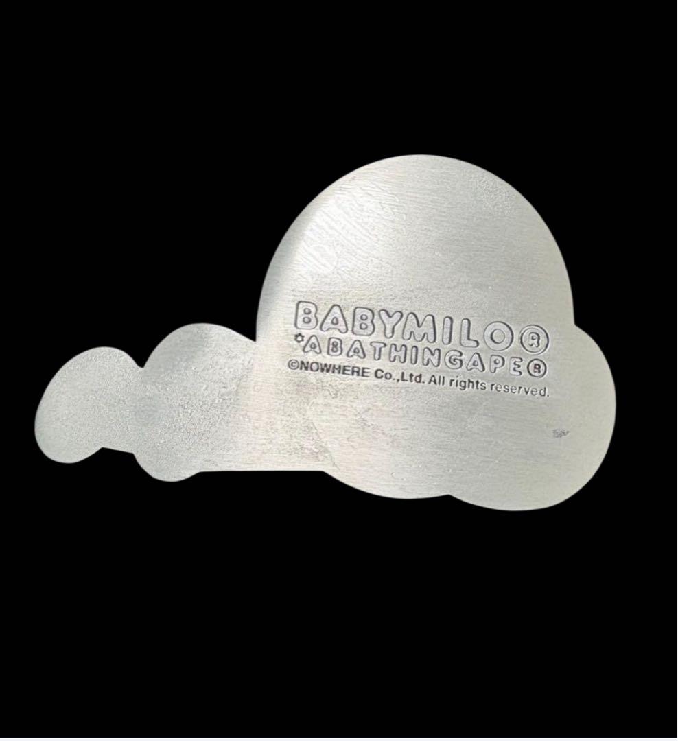 ❤️希少❤️ A BATHING APE BABY MILO メタルプレート 正規品