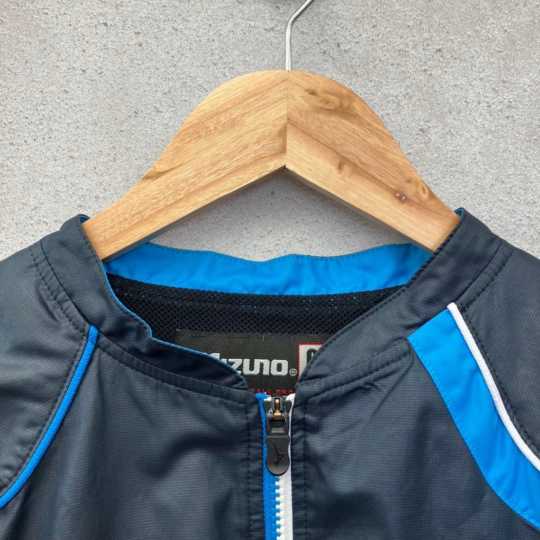 mizuno ミズノ ピステ ウィンドブレーカー ナイロンプルオーバー O 濃紺