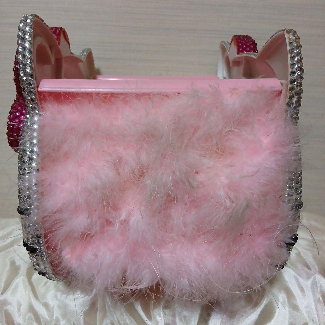 ハローキティ　キラキラビジューアレンジ　小物入れ