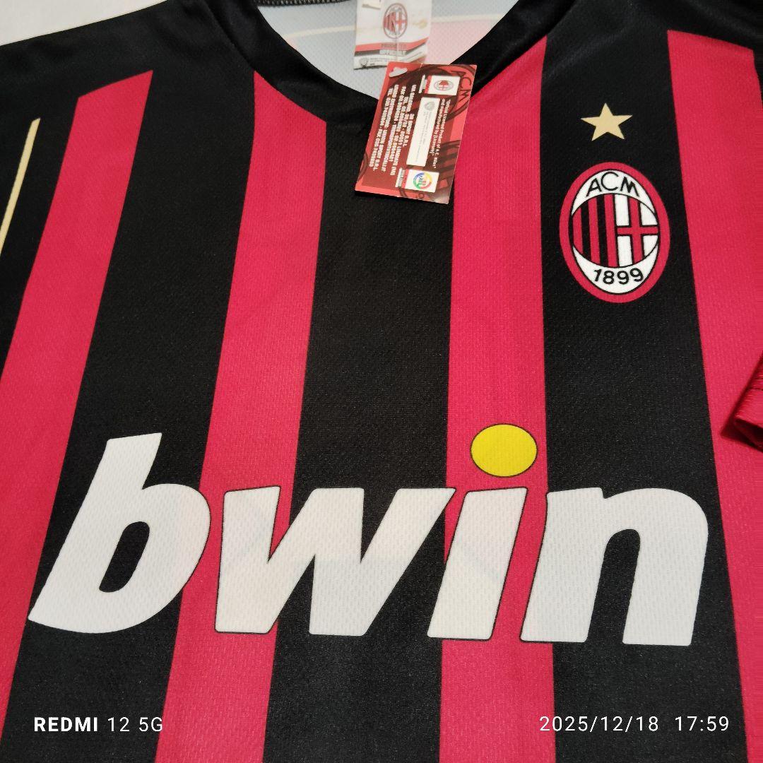 AC Milan Gattuso 8番 ユニフォームシャツ新品タグ付き
