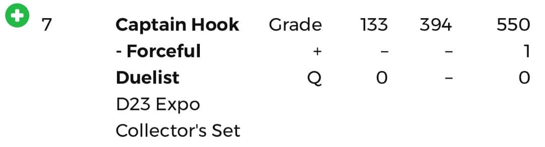 LORCANA ロルカナ D23 EXPO HOOK PSA9