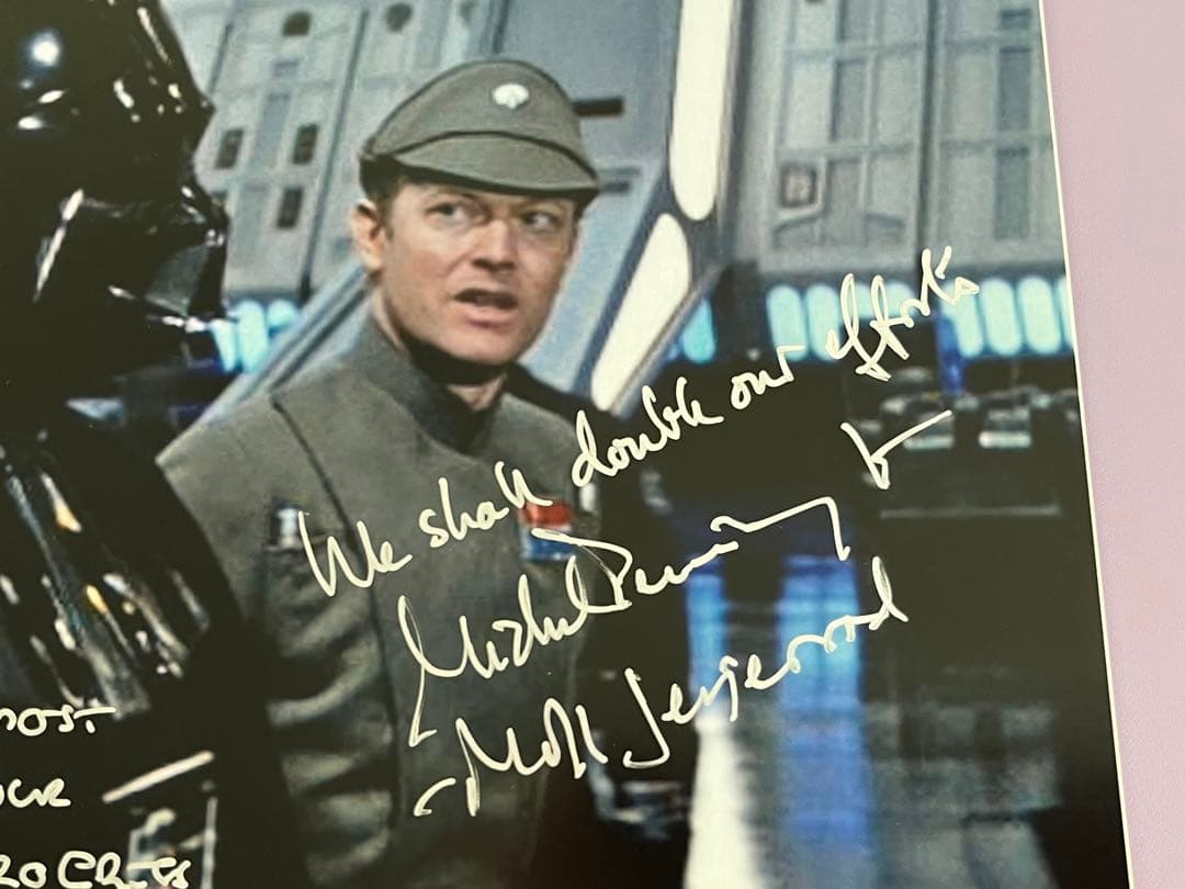 スターウォーズ　直筆サイン　ダース・ベイダー　モフ・ジャジャーロッド