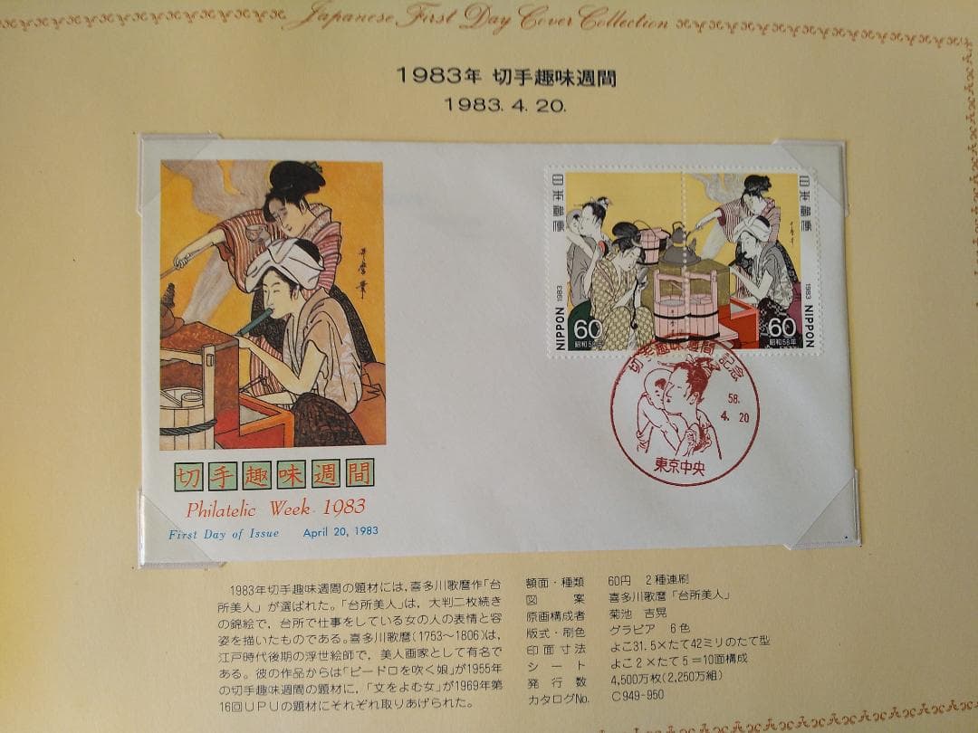 初日カバー 1983年 昭和58年 亥年 記念切手 切手 28通 ファイル 新品