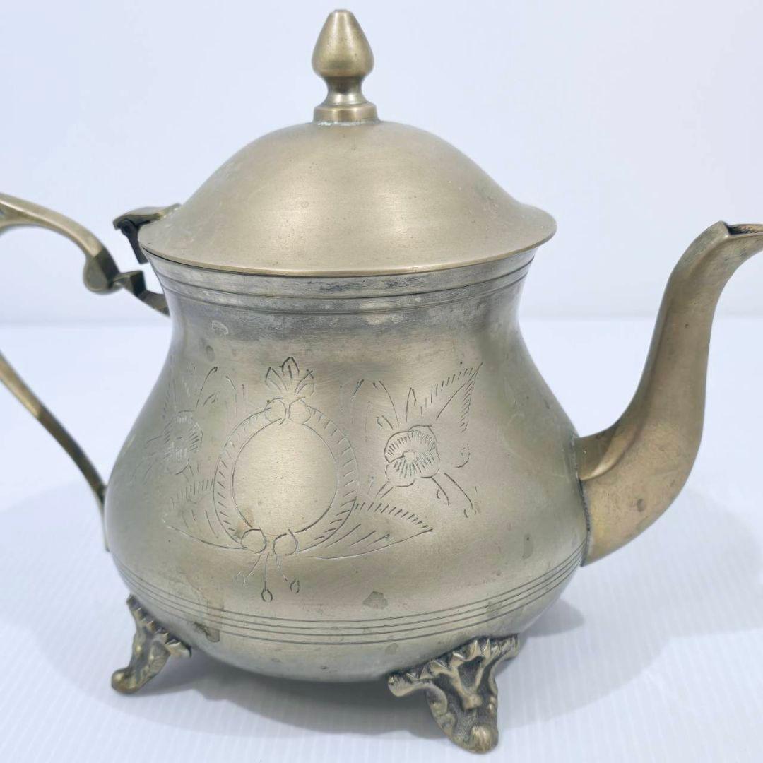 真鍮製 ティーセット シュガーボウル ゴブレット インテリア サウジアラビア