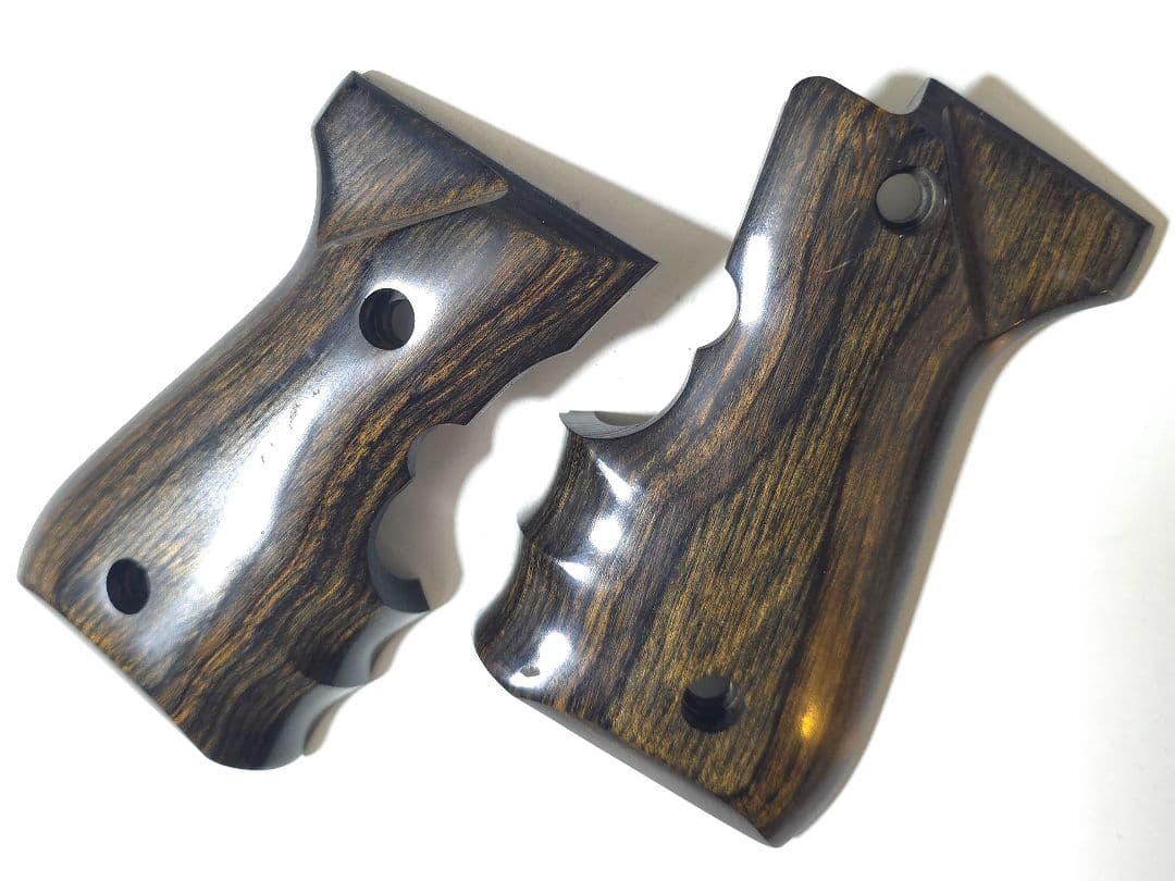 M92F 実銃用 ウッドグリップ フィンガーチャネルタイプ KSC WA マルイ