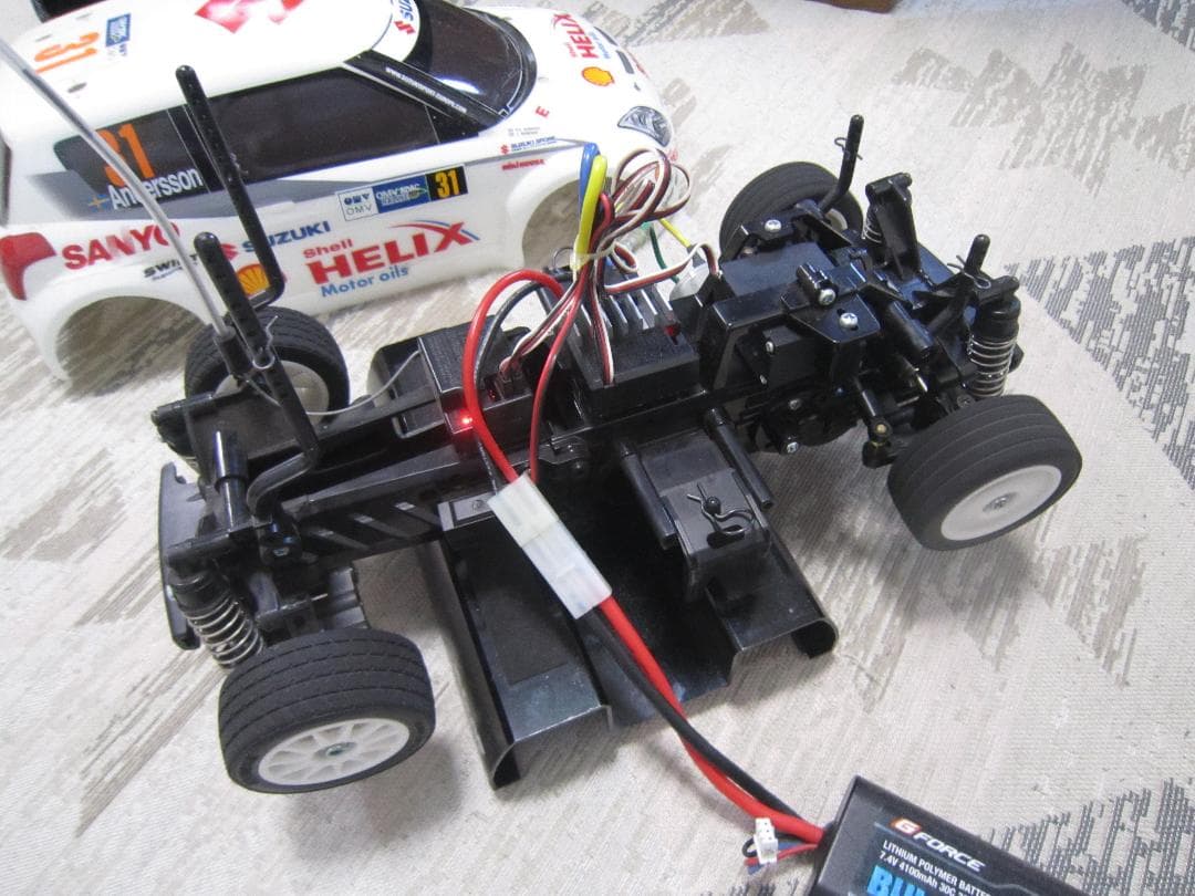 完動作品 1/10 タミヤ M-03M シャーシ 2.4Ghz スイフトJWRC