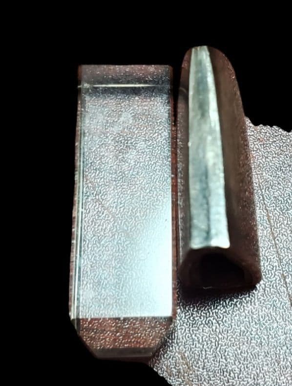 銀着せ一重はばき