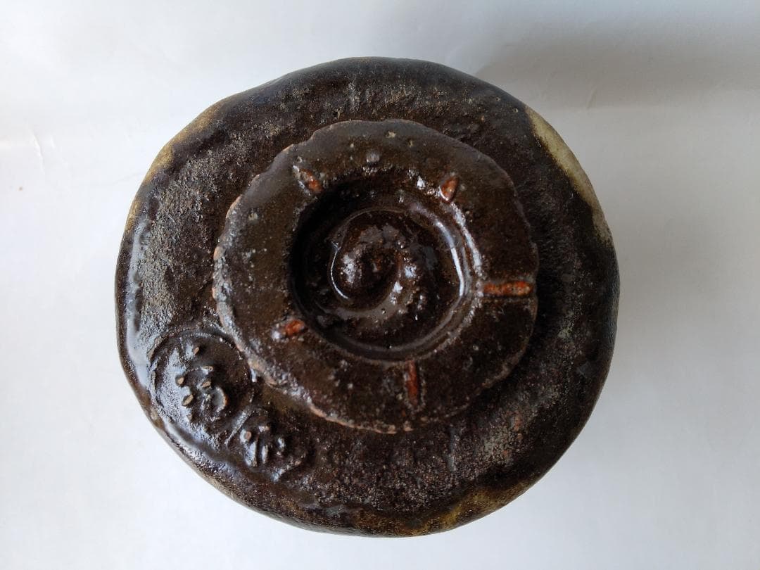 大樋焼 中村定甫 作 大樋筒茶碗 共箱 栞 茶道具 抹茶碗 新品 未使用 保管品