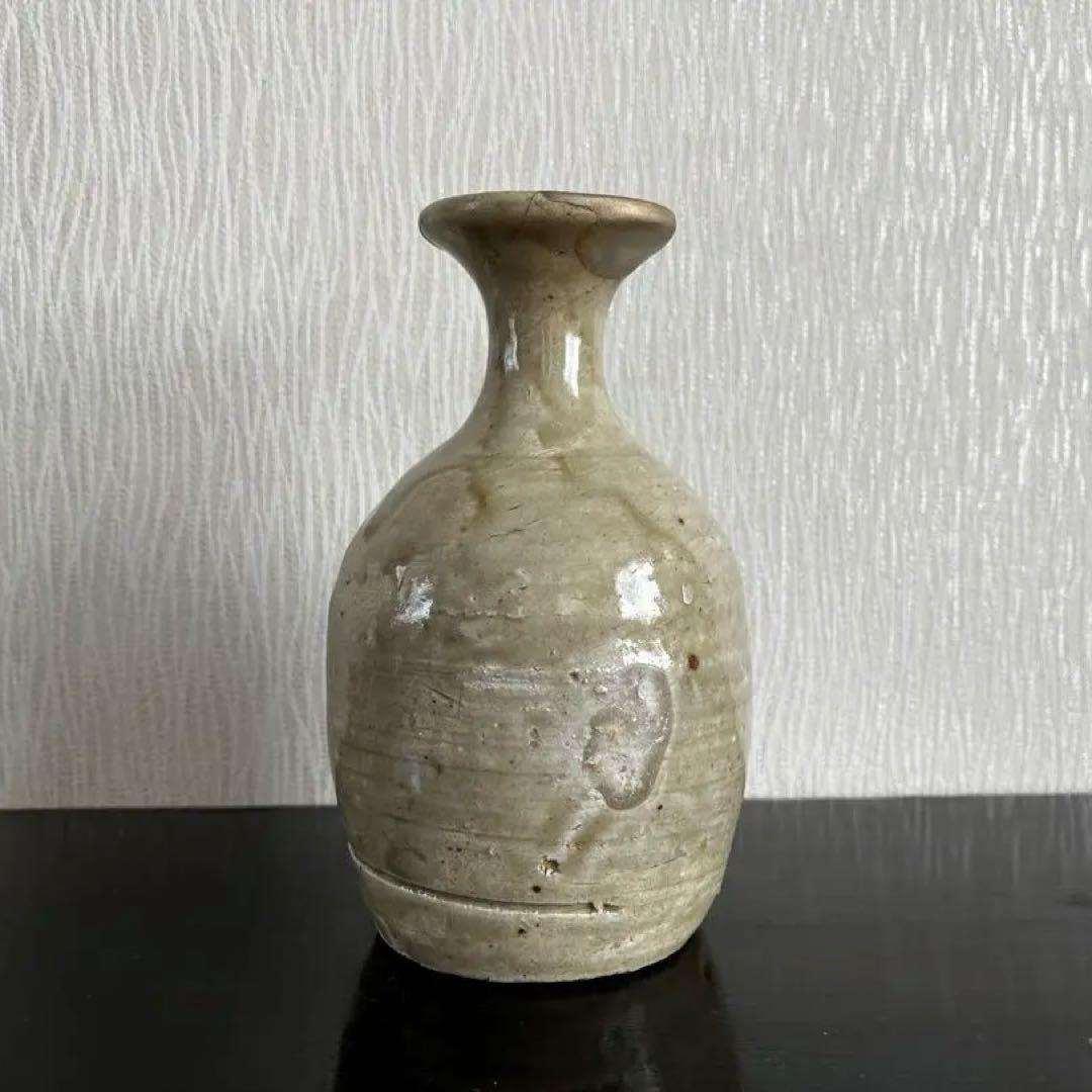 志野織部　徳利　金継ぎ