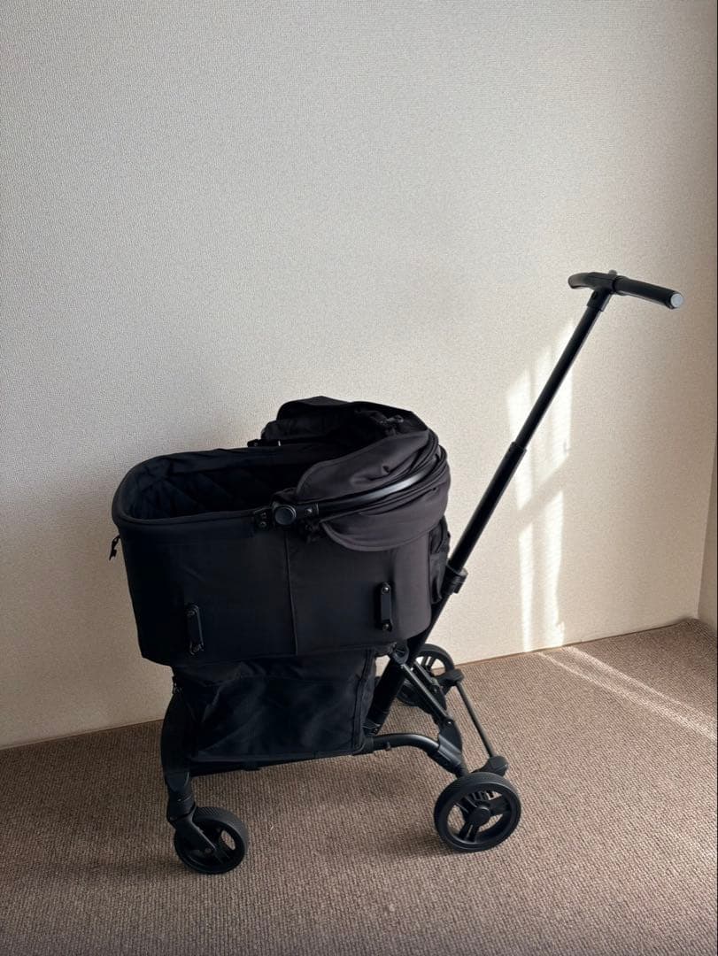 【美品】 AIRBUGGY エアバギー WIZ X ペットカート ブラック