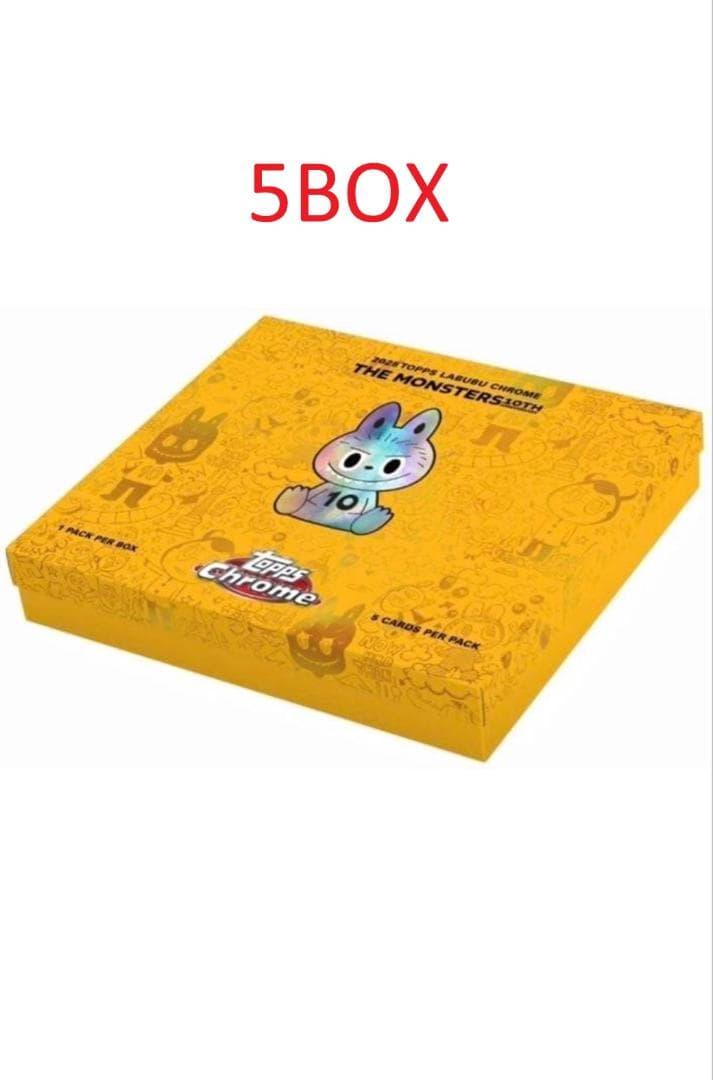 その他 2025 Topps Chrome Labubu 5Box