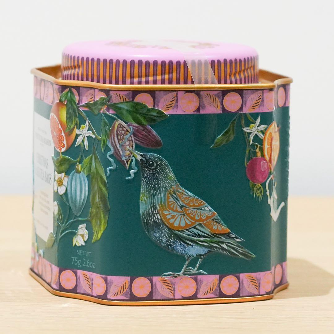 フォートナム&メイソン　クリスマス・ブラックティーバッグ