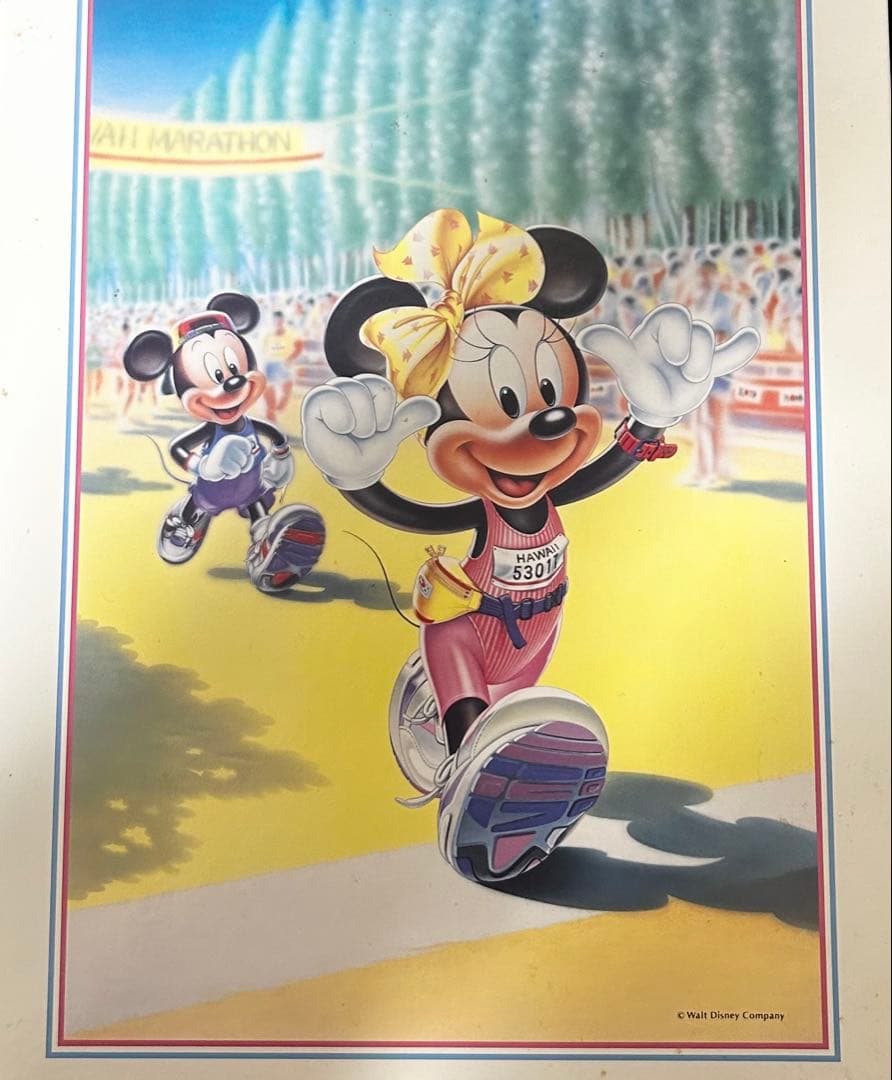 新品未使用　やったねミニー ミニーマウス ジグソーパズルテンヨーレトロ