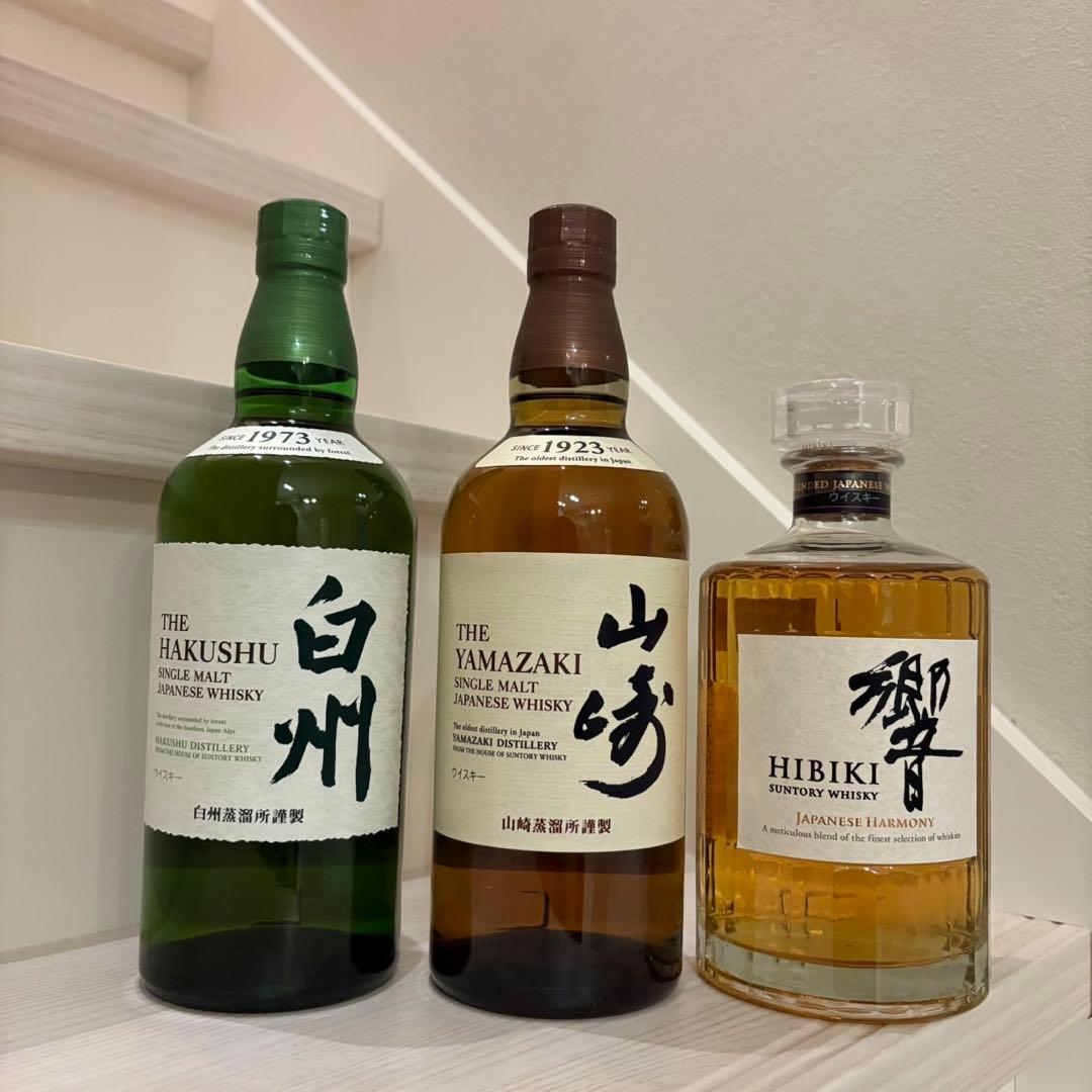 山崎・響・白州 ウイスキー 3本セット