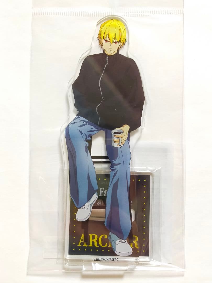 Fate strange Fake cafe アーチャー アクスタ 缶バッジ