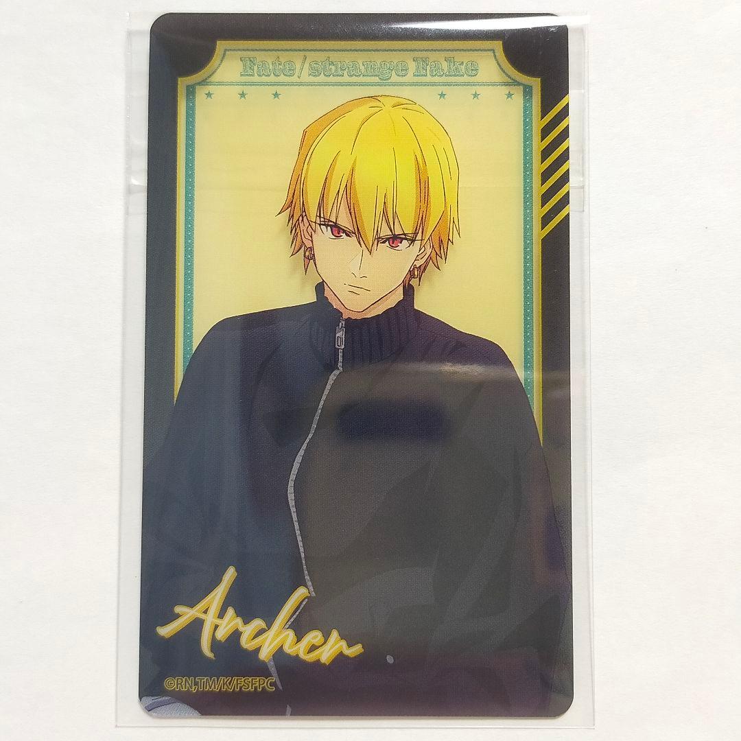 Fate strange Fake cafe アーチャー アクスタ 缶バッジ