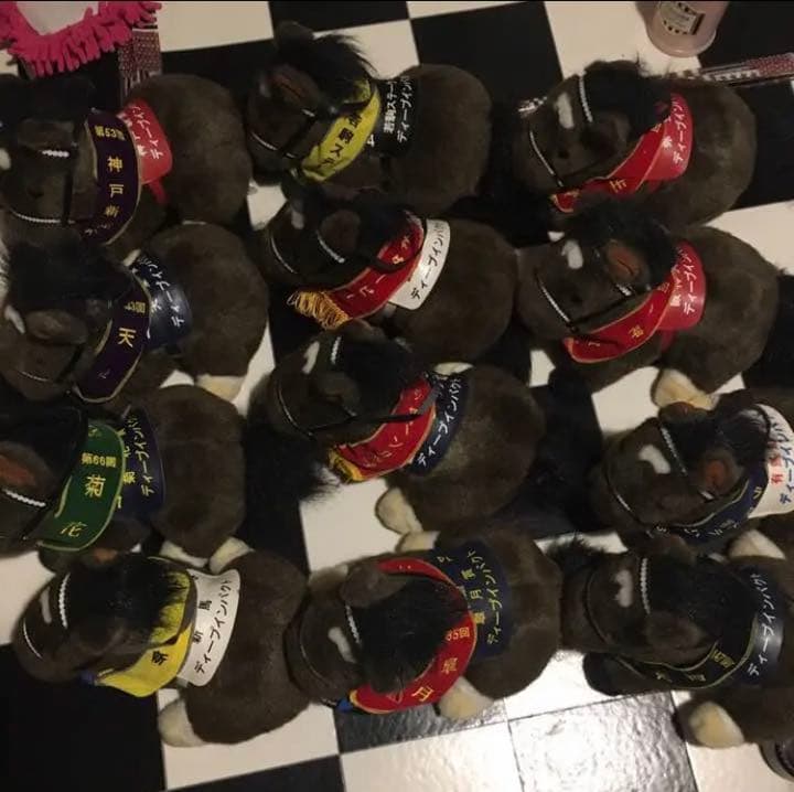 ディープインパクトのぬいぐるみ