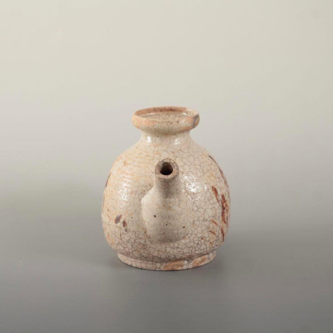 絵志野 水注 酒注 酒器 古美術 古道具 アンティーク 絵瀬戸 煎茶道具