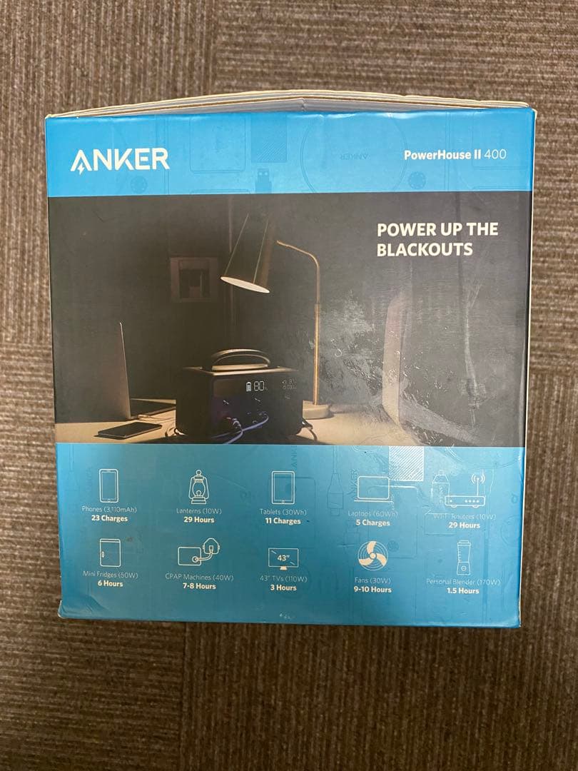 【新品】ANKER PowerHouse Ⅱ 400 大容量バッテリー