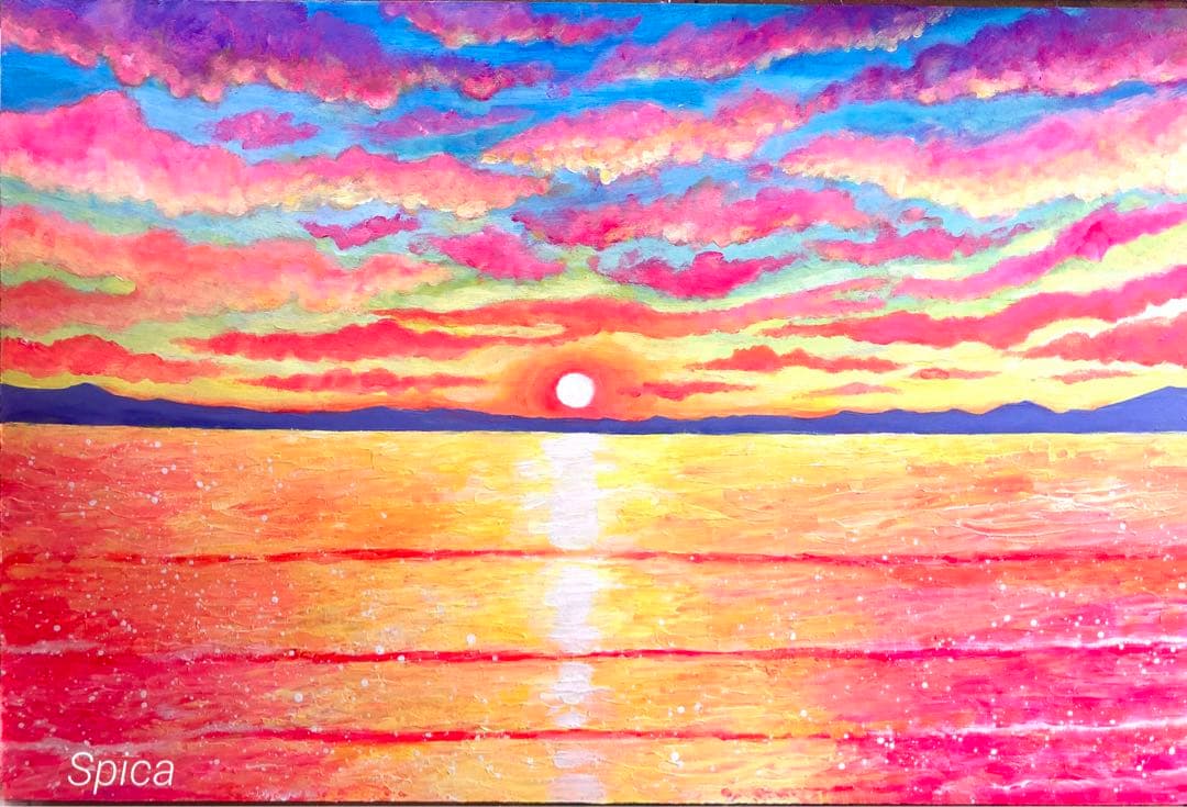 朝焼け　　☆絵画