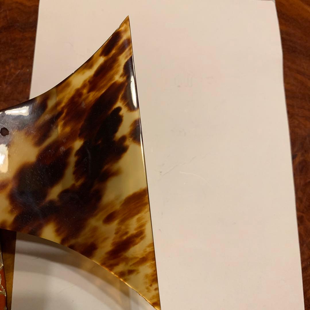 撥　三味線?　水牛？鼈甲？年代品