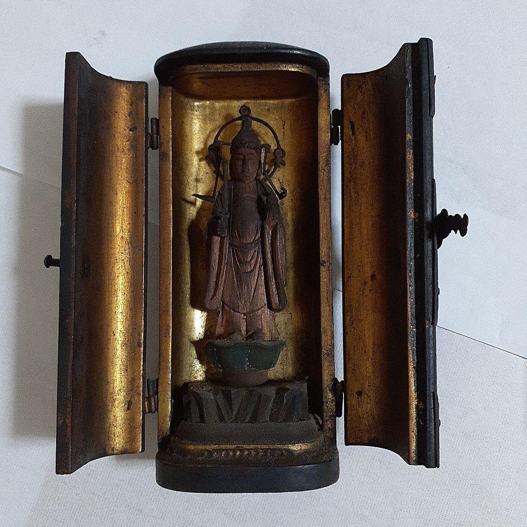 厨子　大弁財天女　仏像　神像　立像