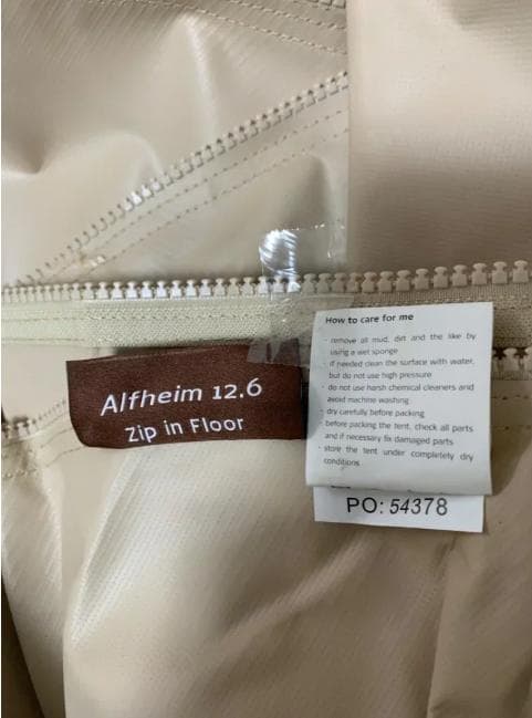Nordisk アルヘイム 12.6 ジップインフロアー Alfheim12.6