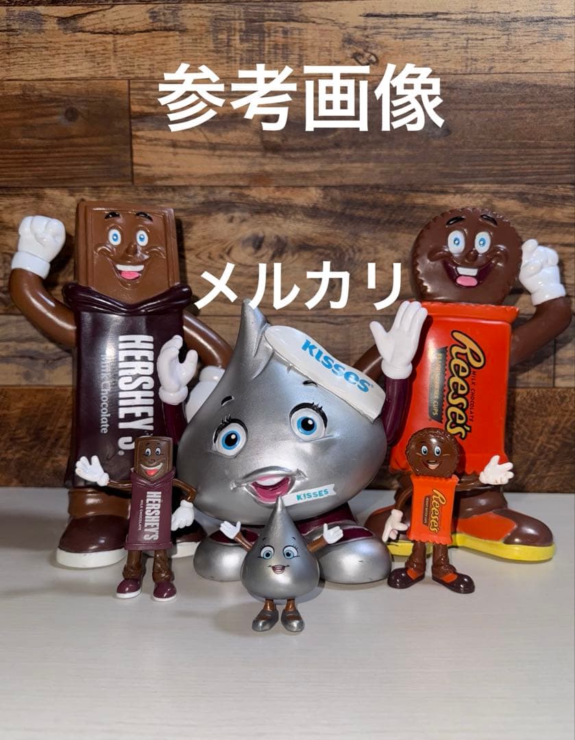 Hershey's ハーシーズ Kissチョコ 貯金箱 フィギュセット アメトイ