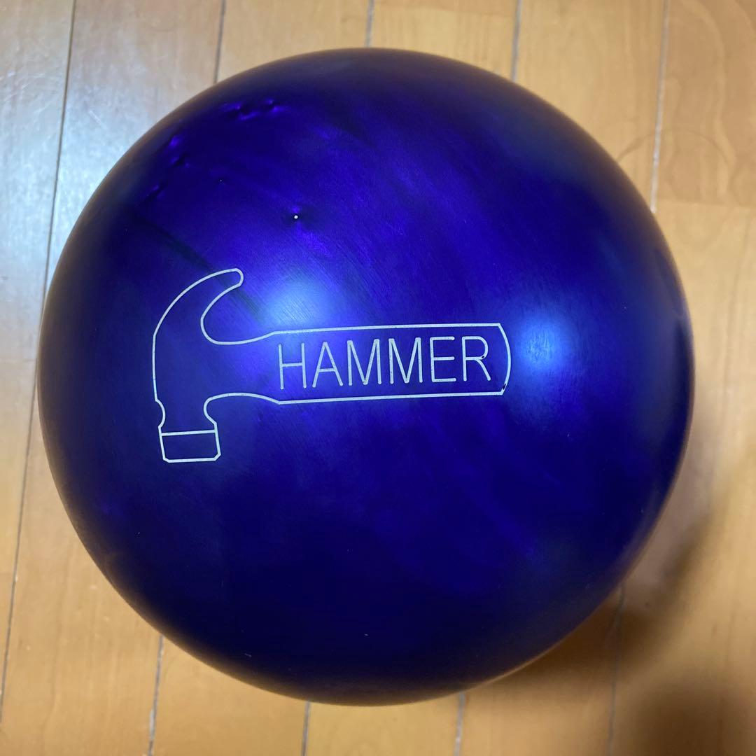 パープルパールウレタン ボウリングボール 紫