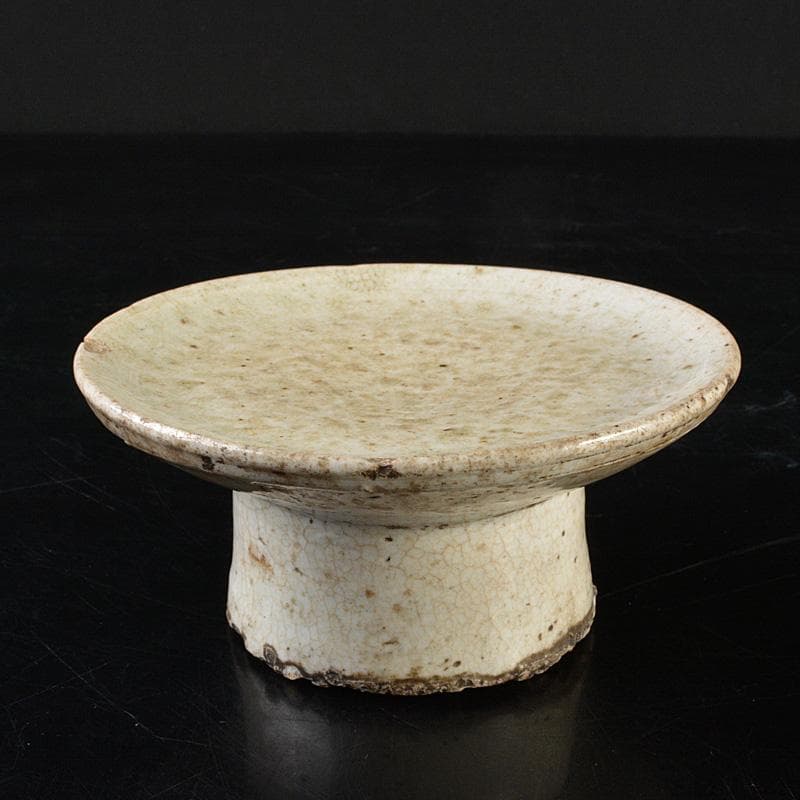 朝鮮美術　李朝　高麗白磁　祭器　C　R6024