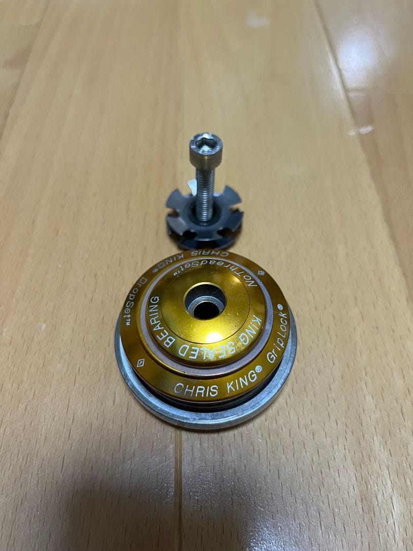 CHRIS KING ヘッドパーツ　DROPSET5 ゴールド