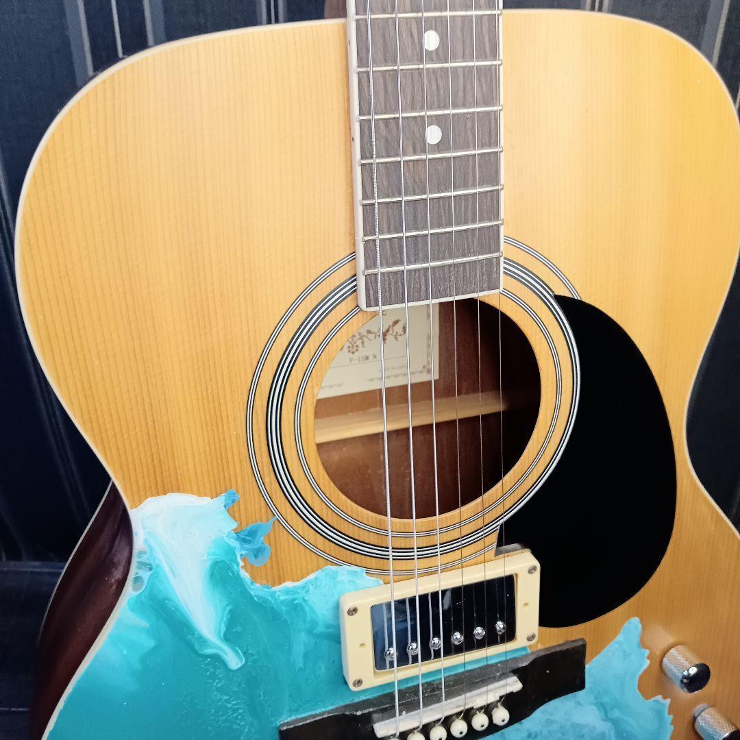 MARINE マリブ風 エレアコ ギター カスタム CUSTOM ナチュラル