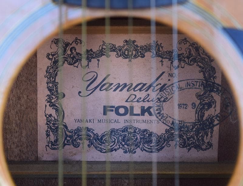 YAMAKI Deluxe/ヤマキ FOLKフォークギター 1972年 ケース付