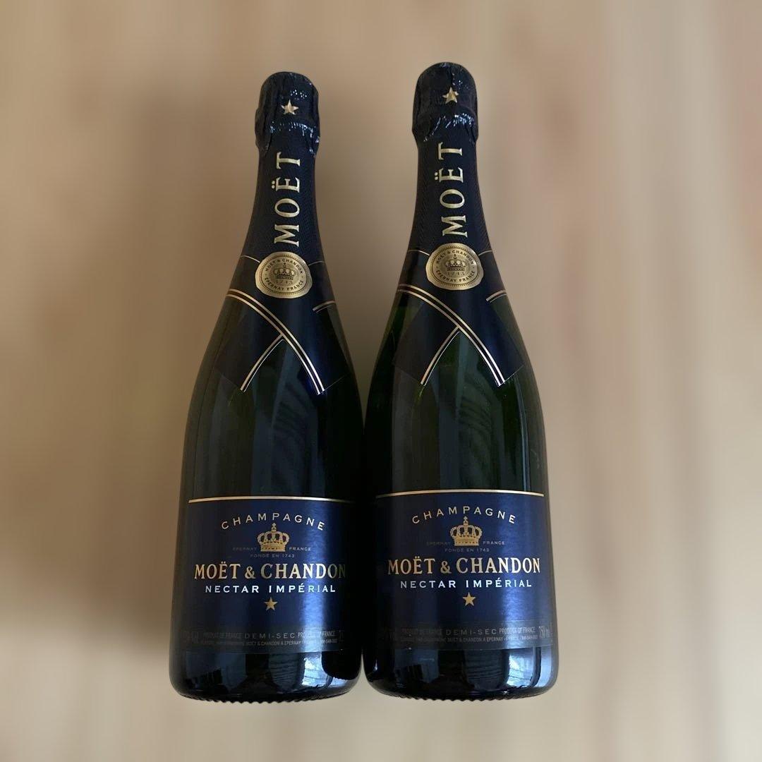 モエ・エ・シャンドン　ネクターアンぺリアル　シャンパン　2本セット